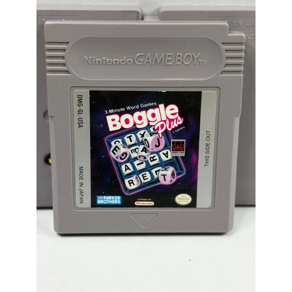 Nintendo Game Boy Lot Super Mario Land Game & Watch Gallery Boggle Plus DMG